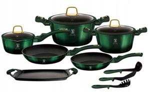 Sada hrnců Berlinger Haus Emerald Metallic hliníková 12 ks