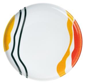 Jídelní sada 18 ks pestrobarevná/porcelán