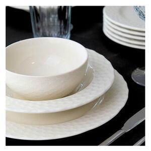 Jídelní sada 24 ks bílá/porcelán