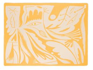 Žlutá deka 165x200 cm Lino – noo.ma