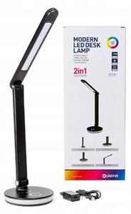 Stolní lampička PLATINET černá, příkon až 12 W
