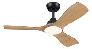 Philips-LED Stm. stropní ventilátor OLAS LED/24W/230V pr. 106 cm černá/hnědá +DO