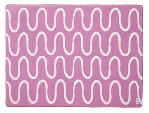 Růžová deka 150x200 cm Swirl – noo.ma