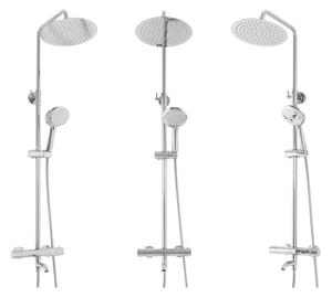 REA-P6607 - Sprchová sada s termostatickou baterií LUNGO lesklý chrom