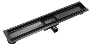 REA-G6602 - Odtokový žlab PURE NEOX 70 cm matná černá