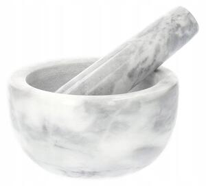 Marmurowý hmoždíř MARBLE 12 cm HOMLA