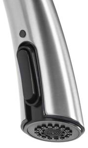 REA-B5314 - Dřezová baterie s vytahovací sprškou ROSS 43 cm nikl
