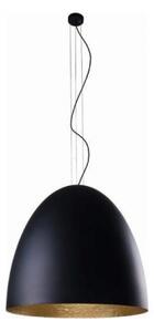EGG BLACK visící lampa XL
