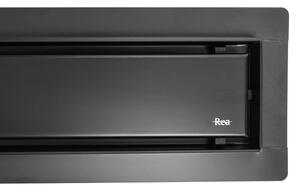 REA-G6602 - Odtokový žlab PURE NEOX 70 cm matná černá