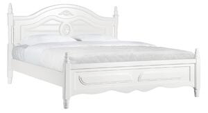 Bílá postel Caroline 160x200 cm