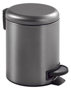 Gedy - Odpadkový koš POTTY 5 l Soft Close metalicky šedá