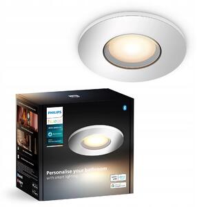 Zápustné LED svítidlo GU10 IP44 do koupelny, chromové, Zigbee Adore Philips HUE