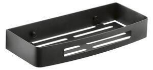 Gedy - Nástěnná police do sprchy SMART 30x12,8 cm matná černá