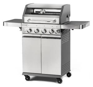 Fieldmann - Plynový gril 5x hořák matný chrom