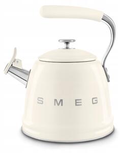 Konvice s píšťalkou Smeg 50's Style krémová WKF01CR