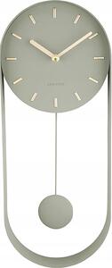 Nástěnné hodiny Karlsson zelené 20 cm