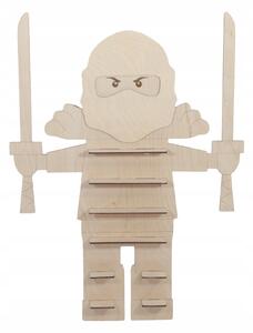 POLICE regál stojan LUDÍK kostky NINJAGO 55 cm