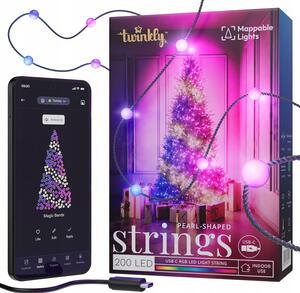 Vánoční osvětlení na stromeček Twinkly pro vnitřní použití 12 m, 101 - 200 světýlek