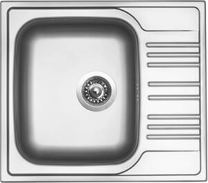 Nerezový dřez Sinks STAR 580 V 0,6mm matný
