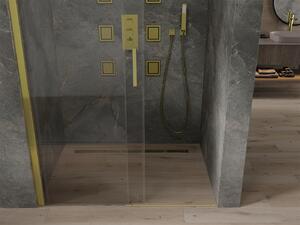 Mexen OMEGA posuvné sprchové dveře do otvoru 100 cm, zlatá-transparentní, 825-100-000-50-00