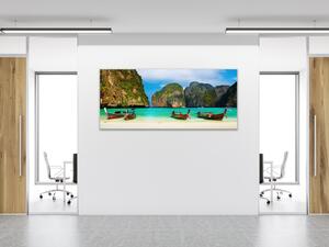 Obraz skleněný zátoka moře Thajsko - 30 x 60 cm