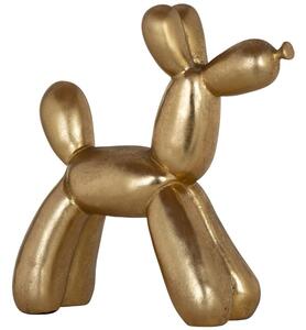 OnaDnes -20% Zlatá dekorativní soška Richmond Dog 28 cm