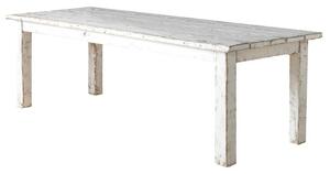 Stará Krása – Ruční výroba Jídelní stoly s bílou patinou 76 x 140 x 70 cm
