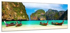 Obraz skleněný zátoka moře Thajsko - 100 x 150 cm