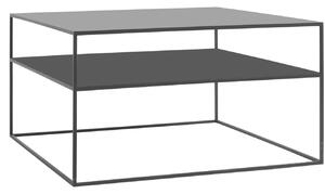 Nordic Design Černý kovový konferenční stolek Moreno II. 80 x 80 cm