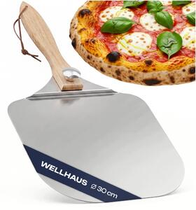 Lopata na pizzu Wellhaus hladká průměr 30 cm