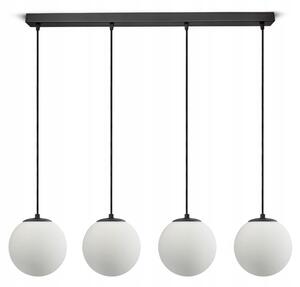 Závěsné Stropní Svítidlo Lustr Full Globe Glass 561-BZ4 G9 Bílé koule LED