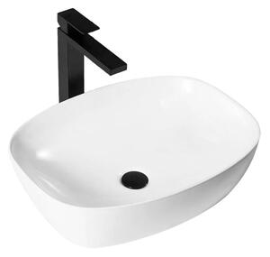 REA-U6616 - Umyvadlo na desku FREJA 39,5x51 cm keramika/bílá