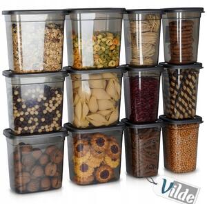 Kuchyňská dóza Vilde 1 l plast bezbarvá