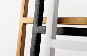 Nordic Design Černý kovový koupelnový žebřík Reynor 180 x 80 cm