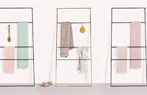 Nordic Design Bílý kovový koupelnový žebřík Reynor 180 x 80 cm