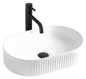 REA-U0603 - Umyvadlo na desku VANDA 31x49 cm keramika/lesklá bílá