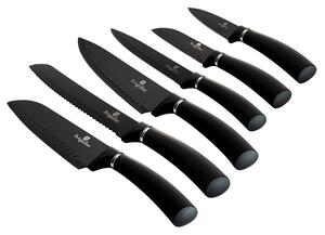 BERLINGERHAUS Sada nožů s antibakteriálním povrchem 6 ks Royal Black Collection BH-2383