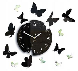 Nástěnné hodiny ModernClock černé 45 cm