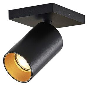 Stropní Lampa Arcchio, Brinja, stmívatelné, Černá, Chodba, Hliník, Moderní
