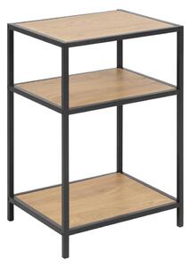 Noční stolek SARON 42x35 cm dub/černá