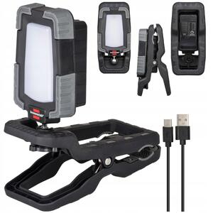 BRENNENSTUHL LED REFLEKTOR MOBILNÍ AKU. NA KLIP 950 LM 6350K