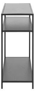 Konzolový stolek SARON 100x35 cm černá