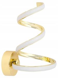 NÁSTĚNNÁ LAMPA KINKIET SPRING UP GOLD LED ZLATÁ