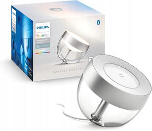 Stolní lampička Philips Hue Iris šedá, výkon až 8,2 W