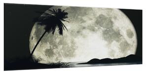 Obraz skleněný noční ostrov - 100 x 150 cm