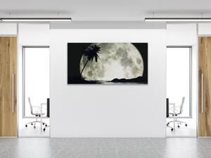 Obraz skleněný noční ostrov - 30 x 60 cm