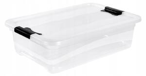 Keeeper Úložný box Crystalbox s víkem, 28 l, PP