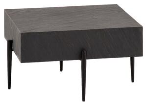 KONFERENČNÍ STOLEK, antracitová, dřevo, plast, kompozitní dřevo, 64/64/35 cm MID.YOU, Online Only
