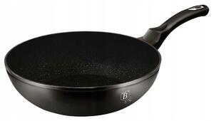 BerlingerHaus Pánev WOK s mramorovým povrchem Black Silver Collection 28 cm