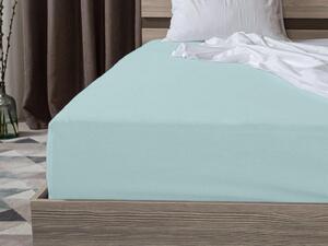 Jersey prostěradlo mentolové 90 x 200 cm